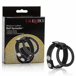 CalExotics Penis Toys Leather Ball Spreader