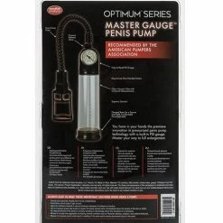 CalExotics Master Gauge Penis Pump - Clear Penis Toys