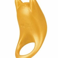 CalExotics Naughty Bits Horny AF Vibrating Cock Ring - Gold Penis Toys
