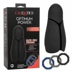 CalExotics Optimum Power Elite Pro Stroker - Black Penis Toys