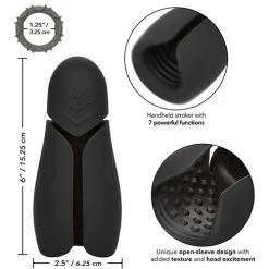 CalExotics Optimum Power Elite Pro Stroker - Black Penis Toys
