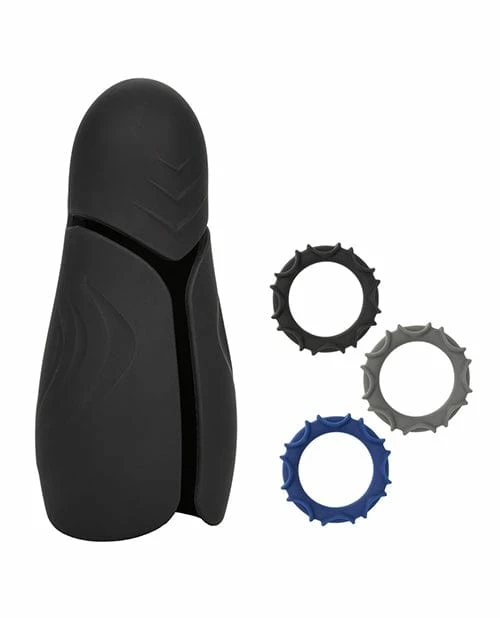CalExotics Optimum Power Elite Pro Stroker - Black Penis Toys