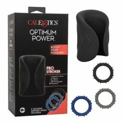 CalExotics Optimum Power Pro Stroker - Black Penis Toys
