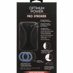 CalExotics Optimum Power Pro Stroker - Black Penis Toys