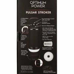 CalExotics Penis Toys Optimum Power Pulsar Stroker - Black