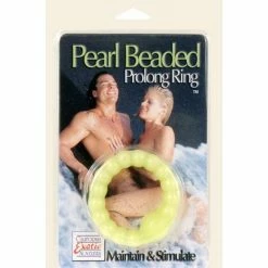 CalExotics Pearl Beaded Prolong Ring Penis Toys