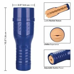 CalExotics Penis Toys Private Tube Shona River - Mouth Ivory