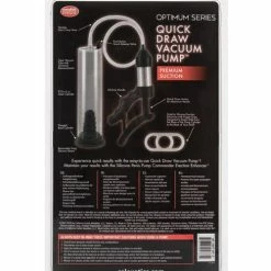 CalExotics Penis Toys Quick Draw Vacuum Pump - Clear