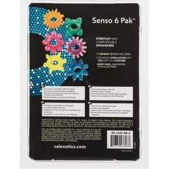 CalExotics Penis Toys Senso 6 Pack Rings - Assorted Colors
