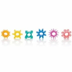 CalExotics Penis Toys Senso 6 Pack Rings - Assorted Colors