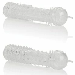 CalExotics Penis Toys Senso Silicone Sleeves 2 Pack - Clear