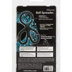 CalExotics Silicone Ball Spreader - Black Penis Toys