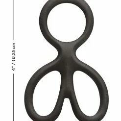 CalExotics Silicone Ball Spreader - Black Penis Toys