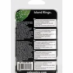 CalExotics Penis Toys Silicone Island Rings