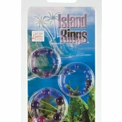 CalExotics Penis Toys Silicone Island Rings