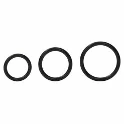 CalExotics Penis Toys Silicone Support Rings - Black