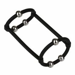 CalExotics Steel Beaded Silicone Enhancer Cage - Black