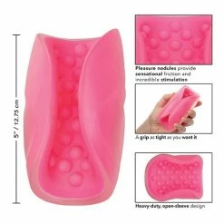 CalExotics Penis Toys The Gripper Beaded Grip - Pink