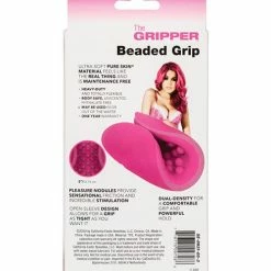 CalExotics Penis Toys The Gripper Beaded Grip - Pink