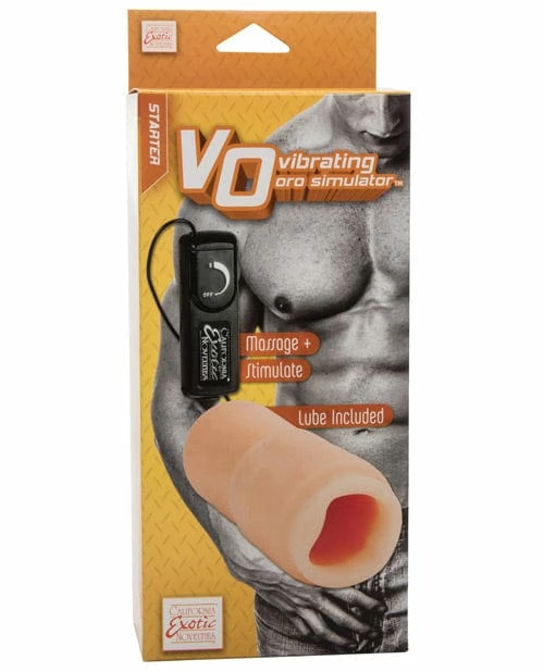 CalExotics Penis Toys Vibrating Oro Stimulator - Ivory