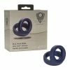 CalExotics Viceroy Max Dual Ring - Blue Penis Toys