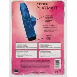 CalExotics Vibrators 3" Crystal Playmate - Blue