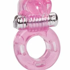 CalExotics Basic Essentials Bunny Enhancer - Pink Vibrators