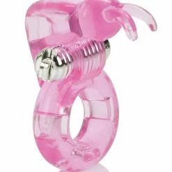 CalExotics Basic Essentials Bunny Enhancer - Pink Vibrators
