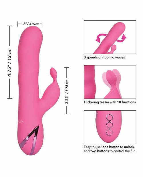 CalExotics California Dreaming Santa Barbara Surfer - Pink Vibrators