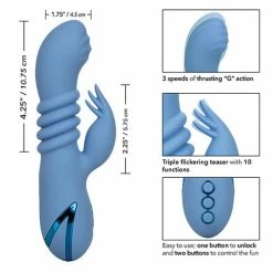 CalExotics California Dreaming Santa Cruz Coaster - Blue Vibrators