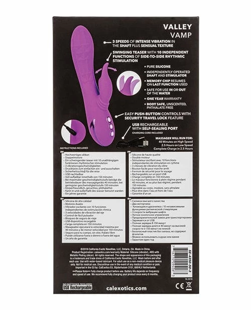 CalExotics Vibrators California Dreaming Valley Vamp - Purple