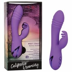 CalExotics California Dreaming West Coast Wave Rider - Purple Vibrators