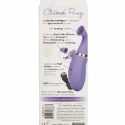 CalExotics Clitoral Pump Rechargeable - Purple Vibrators