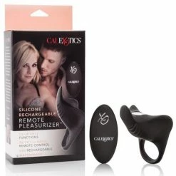 CalExotics Couple's Enhancers Silicone Rechargeable Remote Pleasurizer - Black