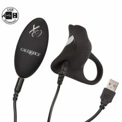 CalExotics Couple's Enhancers Silicone Rechargeable Remote Pleasurizer - Black