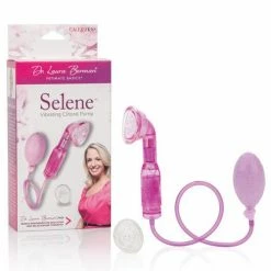 CalExotics Vibrators Dr. Laura Berman Intimate Basics Selene Vibrating Clitoral Pump - Lavender