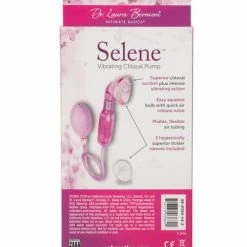 CalExotics Vibrators Dr. Laura Berman Intimate Basics Selene Vibrating Clitoral Pump - Lavender