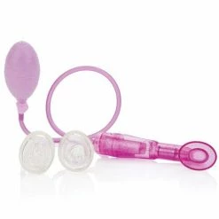 CalExotics Vibrators Dr. Laura Berman Intimate Basics Selene Vibrating Clitoral Pump - Lavender