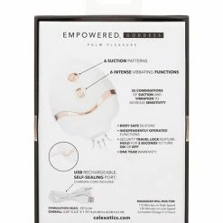 CalExotics Empowered Palm Pleasure Goddess - White