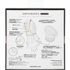 CalExotics Empowered Smart Pleasure Queen Size - White Vibrators