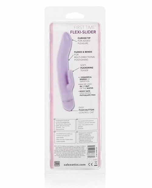 CalExotics First Time Flexi Slider - Purple Vibrators