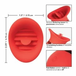 CalExotics French Kiss Sweet Talker - Red Vibrators