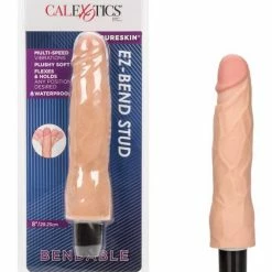 CalExotics Futurotic EZ Bend Stud 7.5" Dong Waterproof - Flesh