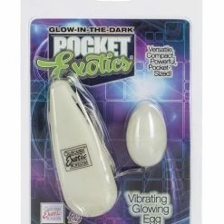 CalExotics Glow-dark Pocket Exotics Vibrating Egg