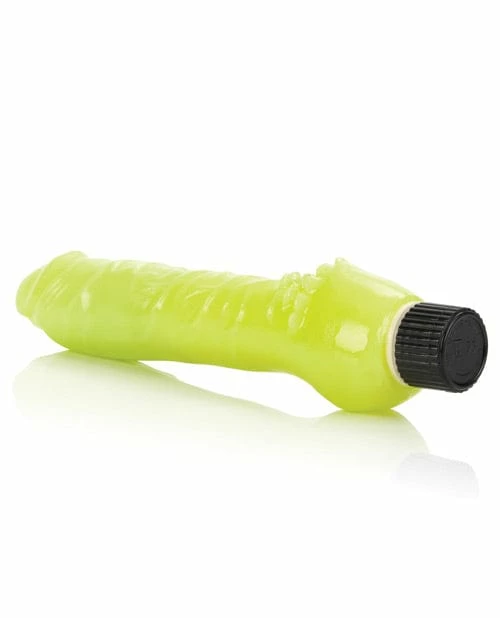 CalExotics Glow-in-the-dark 7" Jelly Penis Vibe