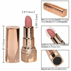 CalExotics Hide & Play Rechargeable Lipstick - Nude Vibrators