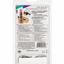 CalExotics Hide & Play Rechargeable Lipstick - Nude Vibrators