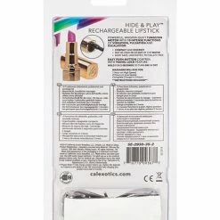 CalExotics Vibrators Hide & Play Rechargeable Lipstick - Purple