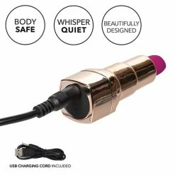 CalExotics Vibrators Hide & Play Rechargeable Lipstick - Purple