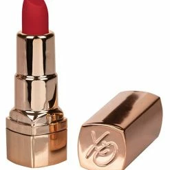 CalExotics Hide & Play Rechargeable Lipstick - Red Vibrators